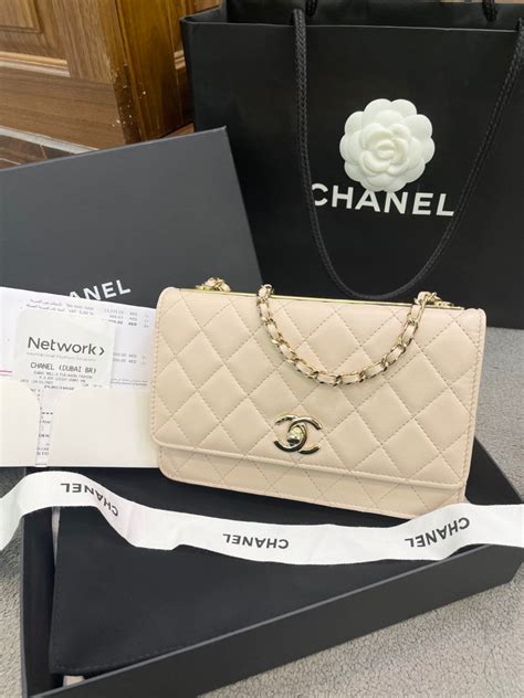 wallet on chain chanel trendy cc|chanel small wallet on chain.